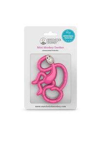 Matchstick Monkey Mini Monkey Teether Pink