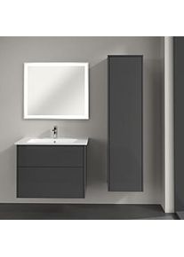 Villeroy & Boch Villeroy & Boch Finero Hochschrank C53201FP 404 x 1546 x 352 mm, Glossy Grey, Anschlag rechts