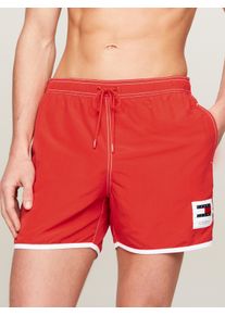 Tommy Hilfiger Swimwear Badeshorts »SF MEDIUM DRAWSTRING«, mit kontrastfarbenen Details