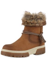 VAN HILL Stiefelette 'Anna' Damen hellbraun Größe 36