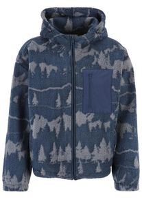 Just Rhyse Heren Fleece jas 'Snow' marine / grijs M