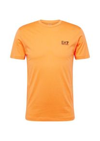 EA7 Emporio Armani Heren Shirt oranje / rood / zwart XXXL