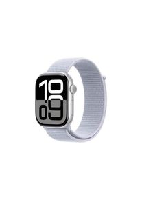 Apple Watch Series 10 GPS - 46mm - Aluminium Silber - Sport Loop Blaue Wolke *DEMO*