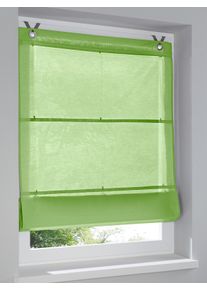 HEINE HOME unisex vouwgordijn in lindegroen ,maat 140 x 45 cm, Witt, 65% Katoen, 35% Polyester