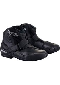 Alpinestars SMX-1 R V2 Vented, korte laarzen geperforeerd , kleur: zwart/zwart , maat: 48 EU