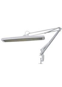 Velleman Lámpara de escritorio con pinza, brazo articulado, interruptor on/off, 105 cm x 60 cm, 3 lámparas T5 14 W, 2700 lúmenes, 6500 K, color blanco