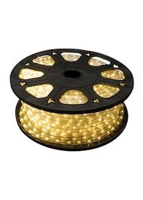HQ Power Cadena ligera, 36 LED/metro, 1 canal, para uso interior y exterior, blanco cálido, 45 m