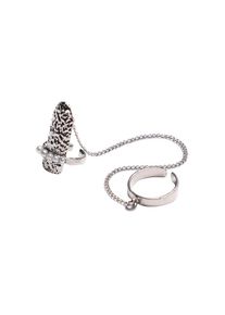 SOHI Anello 'Jinat' Donna - argento / bianco perla