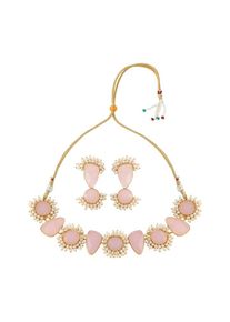 SOHI Set di gioielli 'Latisha' Donna - rosa