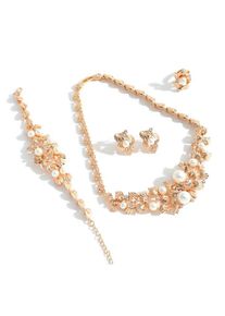 SOHI Set di gioielli ' Myla ' Donna - oro / bianco perla