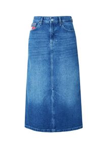 Tommy Jeans Spódnica 'CLAIRE' dla kobiet niebieski denim / czerwony / biały Rozmiar 32