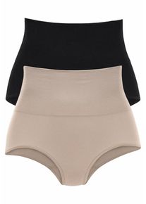 Petite Fleur Majtki modelujące dla kobiet cielisty / czarny Rozmiar XS