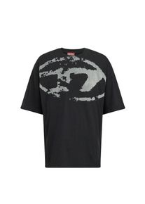 Diesel Heren Shirt 'T-BOXT-N14' grijs / zwart XS