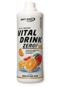 Best Body Nutrition Vital Drink Zerop, 1000 ml Flasche, Brazilian Sun