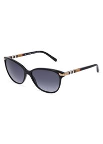 Burberry BE4216 | okulary przeciwsłoneczne | Kształt okularów: kocie oko, tworzywo sztuczne, czarny