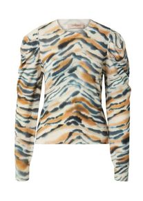 TWINSET Dames Trui donkerblauw / oranje / wit XS