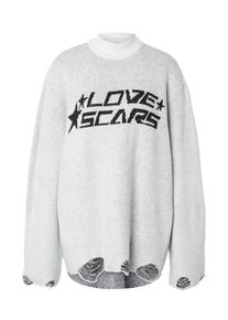 Love Scars Pulovere dimensiuni mari Femei alb, Mărimea XL