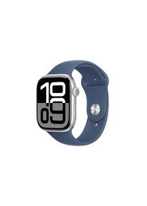 Apple Watch Series 10 GPS - 46mm - Aluminium Silber - Sportarmband Denim M/L *DEMO*