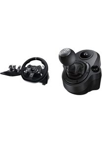 Logitech G920 Driving Force (Xbox One / PC) + Driving Force Shifter bundle - Wired Steering wheel & Pedal set - Microsoft Xbox One