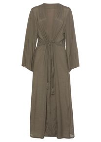 Lascana Strandkleid Damen khaki Größe 32/34