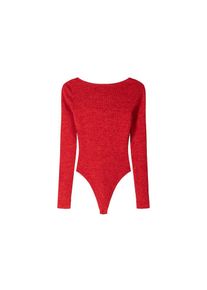 Bershka Koszula body dla kobiet czerwony Rozmiar XS