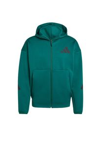 adidas Sportswear Sportsweatjacke 'Z.N.E.' Herren smaragd / schwarz Größe XXXL