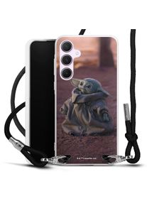 DeinDesign Galaxy A55 5G coque collier tissu noir/argent Star Wars Coque collier