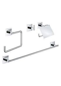 Grohe Start Cube Bad-Set 4 in 1 41115000 Chrom, Bad Accessoires Set