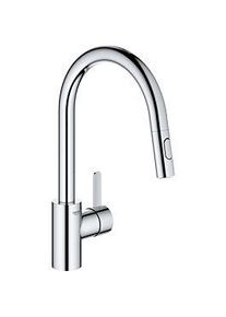 Grohe Eurostyle Cosmopolitan Spültisch-Einhebelmischer 31481001 chrom, schwenkbarer Rohrauslauf, herausziehbare Dual-Spülbrause