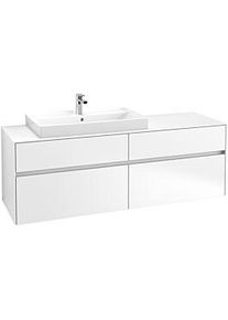 Villeroy & Boch Villeroy & Boch Collaro Waschtischunterschrank C02600MS 160x54,8x50cm, Waschtisch links, White Matt