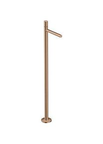 Hansgrohe Axor Uno Fertigmontageset 45037310 Waschtischarmatur, bodenstehend, mit Zerogriff, ohne Ablaufgarnitur, brushed red gold