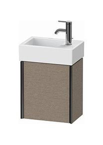 Duravit XViu Waschtisch-Unterschrank XV4230LB211 36,4 x 39,7 x 23,4 cm, links, eiche kaschmir, 1 Tür, schwarz matt