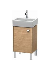 Duravit Brioso Waschtischunterbau BR4430L1052 434x339mm, Europ. Eiche, Tür links, Griff Chrom