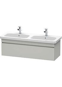 Duravit DuraStyle Waschtisch-Unterschrank DS639800707 123x44,8x39,8cm, 1 Auszug, Becken links/rechts, betongrau matt