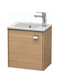 Duravit Brioso Waschtischunterbau BR4000L1052 420x442x289mm, Europ. Eiche, Tür l., Griff Chrom