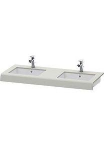 Duravit DuraStyle Waschtisch-Konsole DS829C00707 55x80x10cm, 2 Ausschnitte, Betongrau matt