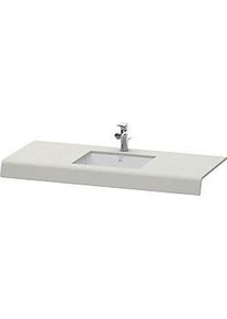 Duravit DuraStyle Waschtisch-Konsole DS828C00707 55x80x10cm, 1 Ausschnitt, Betongrau matt