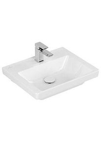 Villeroy & Boch Villeroy und Boch Subway 3.0 Handwaschbecken 4370FG01 50x40cm, mit Hahnloch/ohne Überlauf, weiß