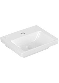 Villeroy & Boch Villeroy und Boch Subway 3.0 Handwaschbecken 43704601 45x37cm, mit Hahnloch/ohne Überlauf, weiß