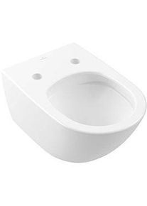 Villeroy & Boch Villeroy und Boch Subway 3.0 Wand-Tiefspül-WC 4670T0RW 37x56cm, TwistFlush, spülrandlos, stone white C-plus