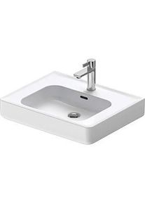 Duravit Soleil by Starck Waschtisch 2376600000 60 x 48 cm, weiß, mit Hahnloch, Überlauf, Hahnlochbank