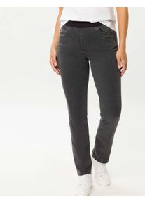 Raphaela by Brax Dames Broek Style PAMINA FUN, donkergrijs,