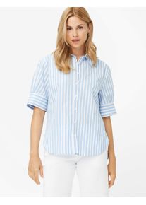 Brax Dames Hemdblouse Style VILLY, blauw,