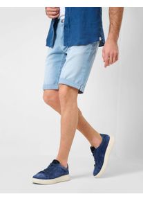 Brax Heren Bermuda Style CHRIS, blauw/wit,