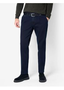 Eurex By Brax Heren Broek Style FRED, donkerblauw,