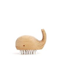 KIKKERLAND Wooden Whale Nail Brush