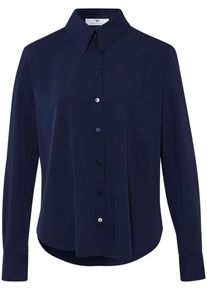 Peter Hahn - Blouse, blauw, Maat 36, synthetische vezel