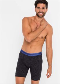 bonprix Bóxer largo (2 unidades), gris, 10 (4XL)