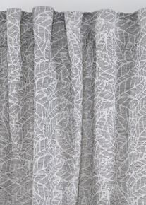 bonprix Draperie jacquard cu motiv vegetal (1buc.), gri, Î/Lă: 175/135 cm