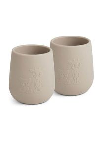 Nuuroo Abel silicone cup 2-pack - Cobblestone